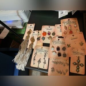 The Gilded Age Timeline jewelry making supplies charms lot of 11